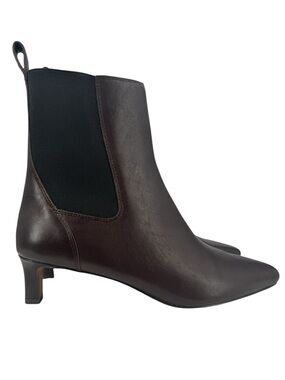 Madewell The Dimes Chelsea Kitten Heel Boot Size 9 In Turkish Coffee